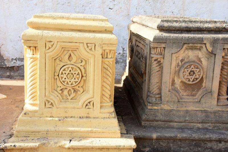 maroc rabat av jazirat al arabe cimetiere juif tombe magen david DSC 3344